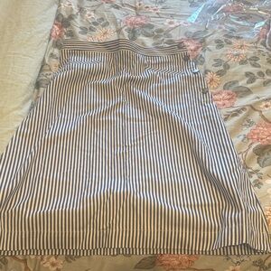 Nordstrom signature size 8 Striped Blue and White Women's Skirt